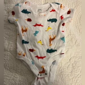 EUC Amazon Essentials animals onesie.